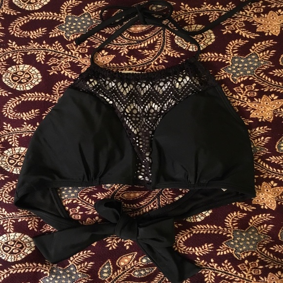 Adore Me Black Lace Bikini Top - Picture 2 of 3